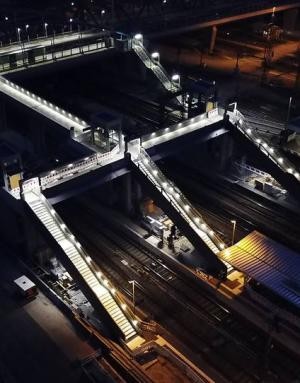 "Dreizack" bei Nacht "Dreizack" bei Nacht